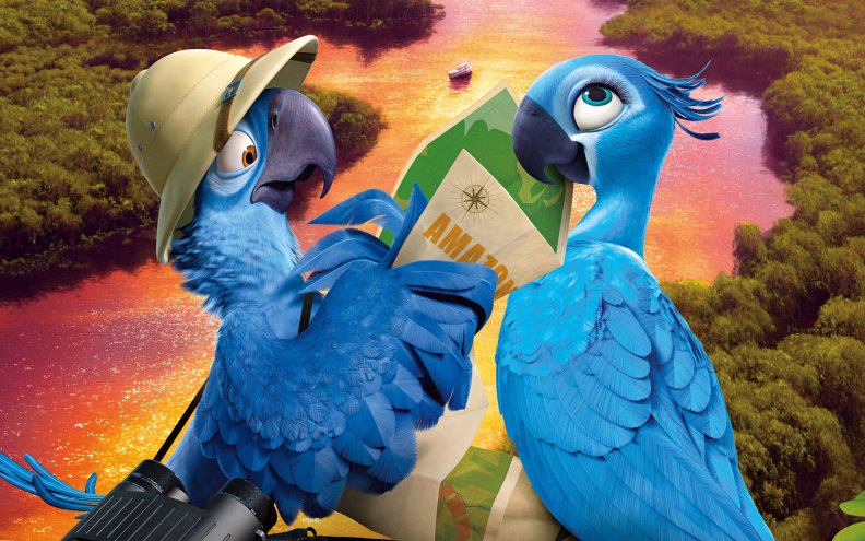 Blu And Jewel From Rio 2