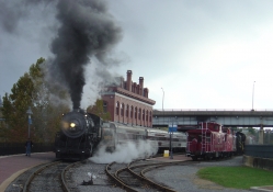Steam Locomotive Engine Railroad Train