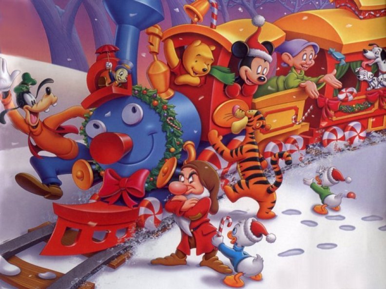 Disney Christmas Train