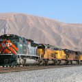 six diesel locomotives awesome photo of union pacific