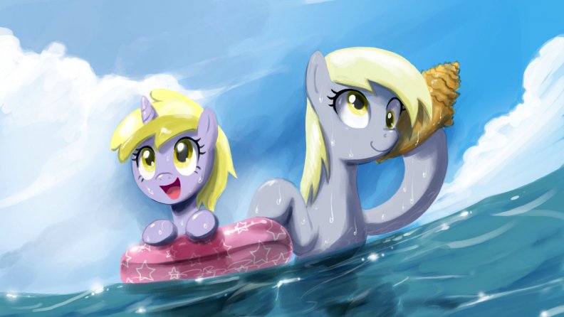 Derpy and Dinky