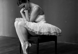 Sad ballerina