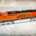 BNSF diesel locomotive engine collectible toy