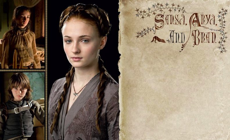 Game of Thrones _ Sansa, Arya &amp; Bran