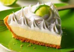 Lime cheesecake