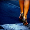 Heels in the street