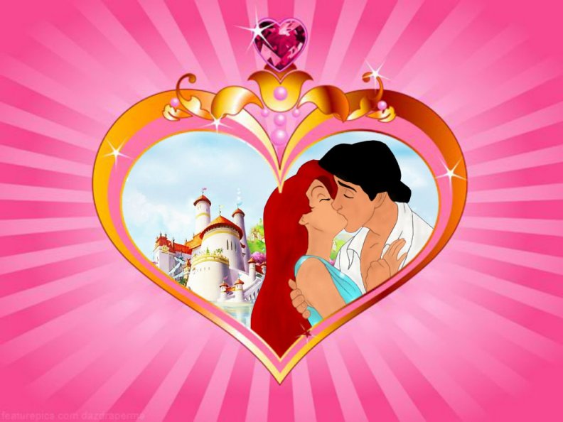 Ariel And Eric Disney Princess Valentine'sDay