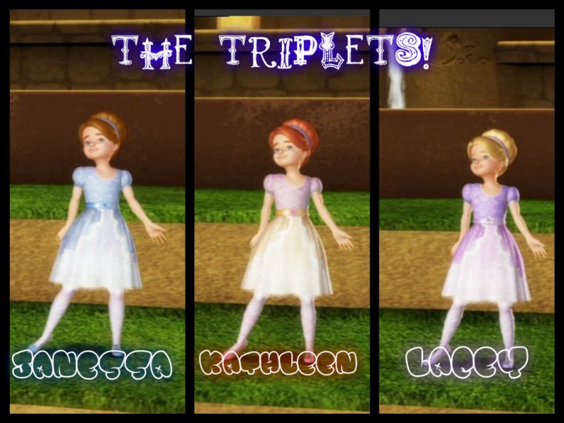 The Triplets Barbie In The 12 Dancing Princesses