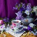 Tea with the scent of spring