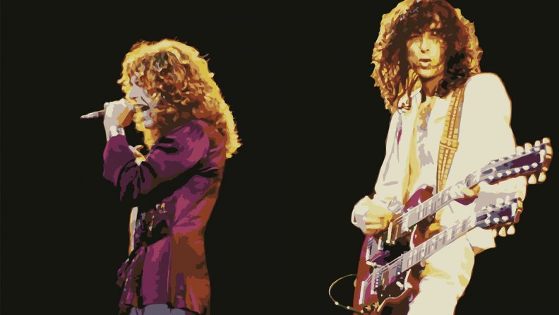 Led Zeppelin painted