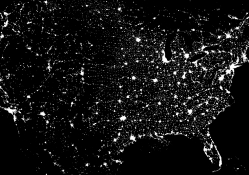 USA At Night
