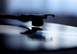 Vinyl Record being Played