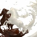 Chocolate horses