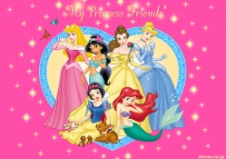 Disney princess friends