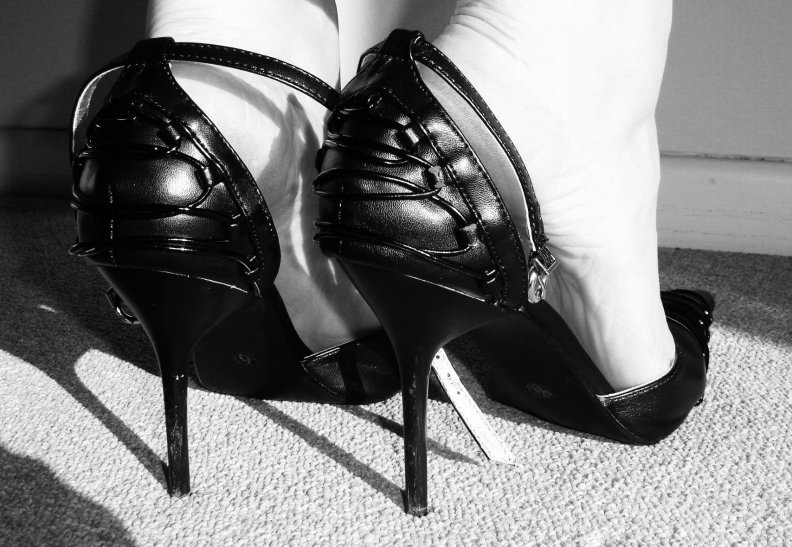 Black and White Heels Download HD Wallpapers and Free Images