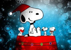 Snoopy at Christmastime