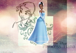 Disney,Princess,Tiana,Blue