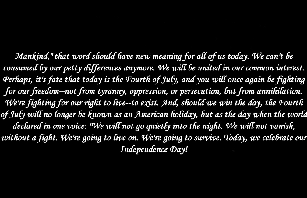 Independence Day Movie Quote