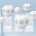 Snowflake hanging lanterns♥