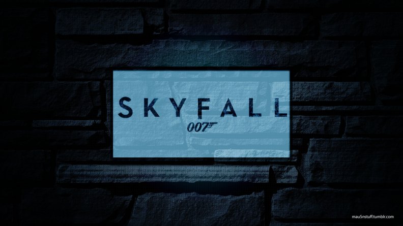 Skyfall glowing wallpaper (HD)