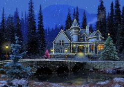 3D Christmas Cottage