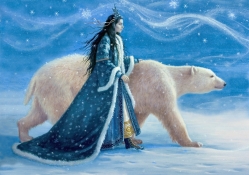 Snow Princess and Polar bear