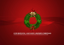 God Bless You Have A Blessed Christmas
