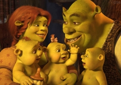 Shrek and his family