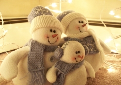 ๑♥๑ Snowman Happy Family ๑♥๑