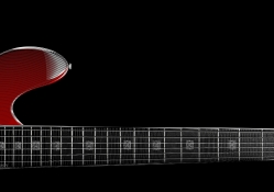 Zoom Red Guitar wallpaper