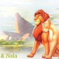 Lion,King,Couple,Simba,And,Nala