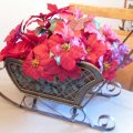Sleigh with flowers♥
