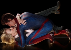 Spiderman and his girlfriend