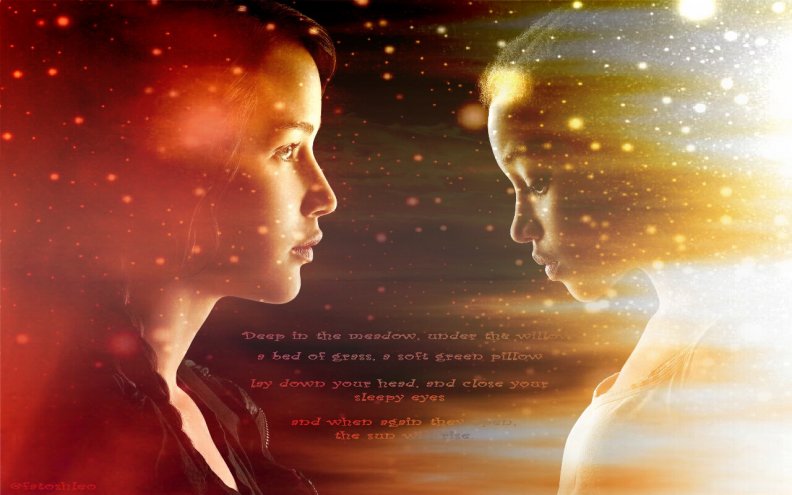 Katniss and Rue