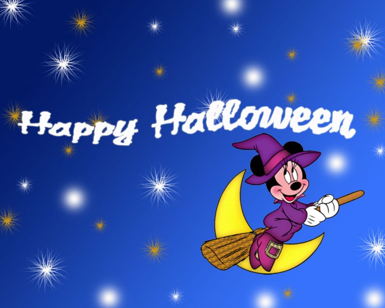 Disney,Minnie,Mouse,Witch,Halloween
