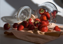 *** Strawberries in a jar ***