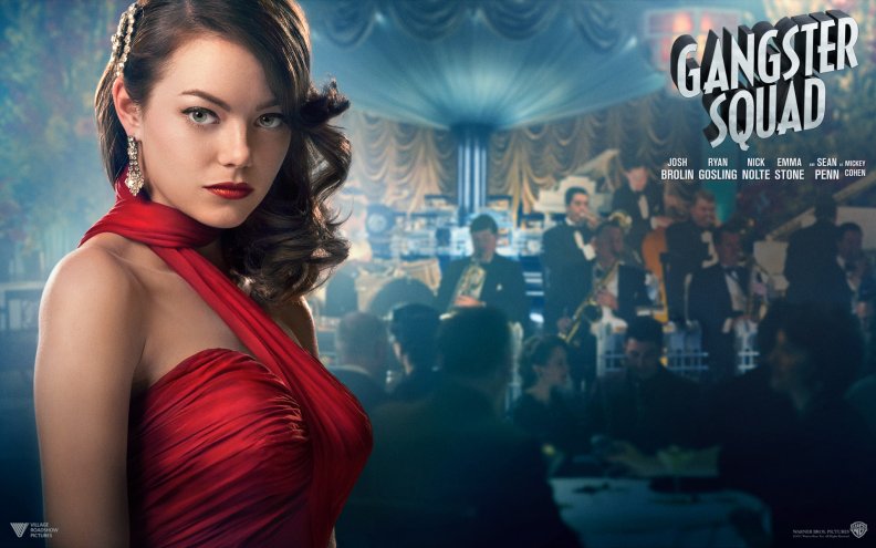 Gangster Squad with Emma Stone 2013