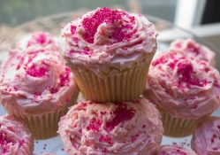 Pink cupcakes for all my friends on DN