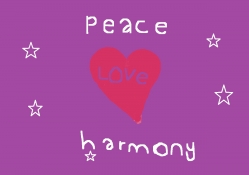 peace love harmony