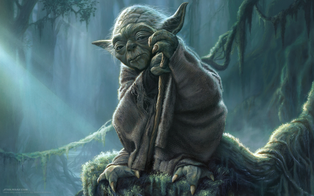 Yoda on Degobah