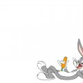 Bugs Bunny with carrot