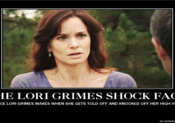 The Walking Dead Lori's Shocked Face