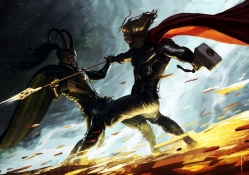 Loki Vs. Thor