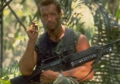 Arnold Schwarzenegger from the movie &quot;Predator&quot; 1987