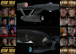 The Casts of The Original Star Trek and Star Trek 2009