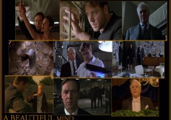 Ron Howard's A Beautiful Mind Starring Russell Crowe, Ed Harris, Jennifer Connelly, Paul Bettany, and Christopher Plummer