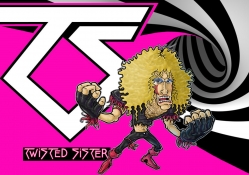 Twisted Sister Wallpaper
