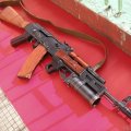 AK 74 assault rifle with grenade launcher
