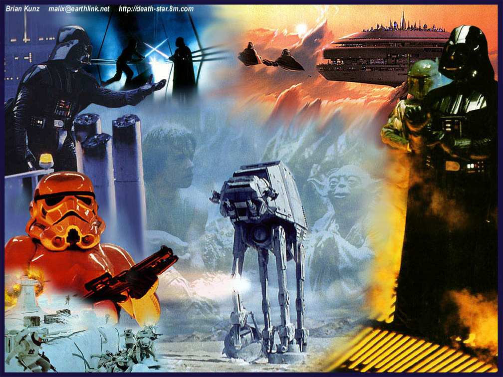 the empire stikes back collage