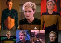 Denise Crosby as Lt. Tasha Yar from Star Trek: The Next Generation
